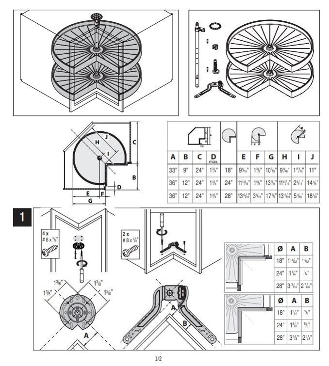 Rebrilliant Lazy Susan Wayfair Canada